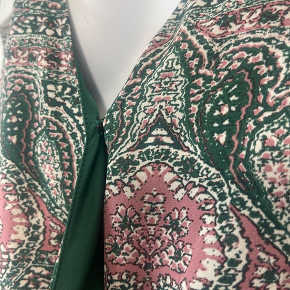 JACK by BB Dakota Cross Front Ruffle Cap Sleeve Romper Small - Picture 3 of 8